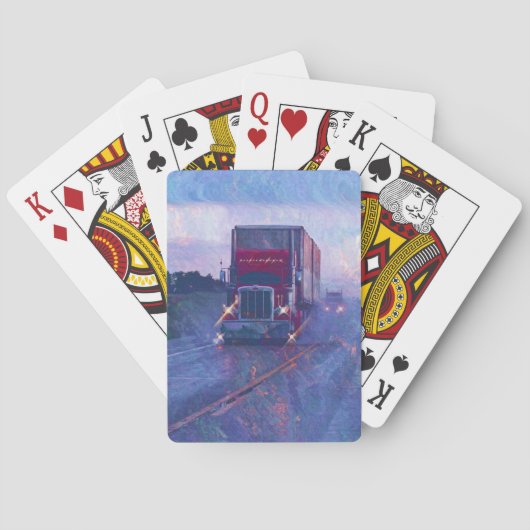 Truck Big Rig Truck-Driver's Card Deck Spielkarten (Rückseite)