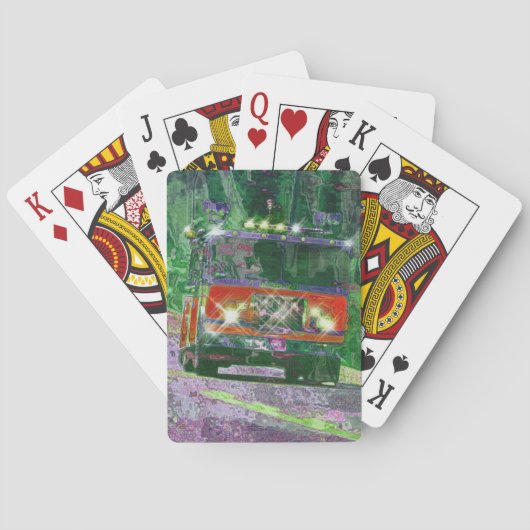 Truck Big Rig Truck-Driver's Card Deck Spielkarten (Rückseite)