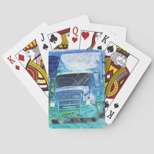 Truck Big Rig Truck-Driver's Card Deck Spielkarten (Rückseite)