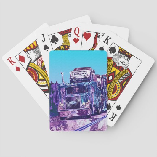 Truck Big Rig Truck-Driver's Card Deck Spielkarten (Rückseite)