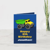 Truck Birthday Card (Vorderseite)