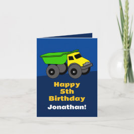 Truck Birthday Card