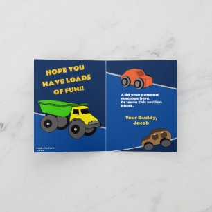 Truck Birthday Card