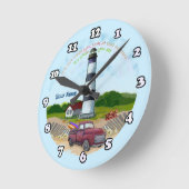 Truck Choice Lighthouse clock Runde Wanduhr (Winkel)