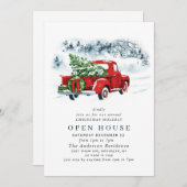 Truck CHRISTMAS HOLIDAY OFFENES HAUS Einladung (Vorne/Hinten)