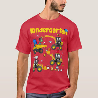 Truck Construction Kindergarten Lehrer erster Tag T-Shirt