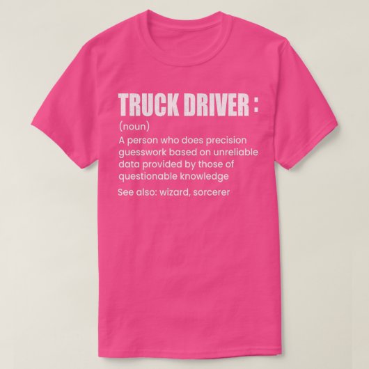 TRUCK DRIVER 42 T-Shirt (Design vorne)