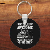 Truck Driver Art For Men Women Truck Driver Trucki Schlüsselanhänger (Vorderseite)