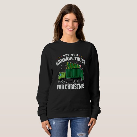 Truck Driver Christmas Rig  Trucker Trucking Garba Sweatshirt (Vorne ganz)