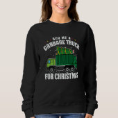 Truck Driver Christmas Rig  Trucker Trucking Garba Sweatshirt (Vorderseite)