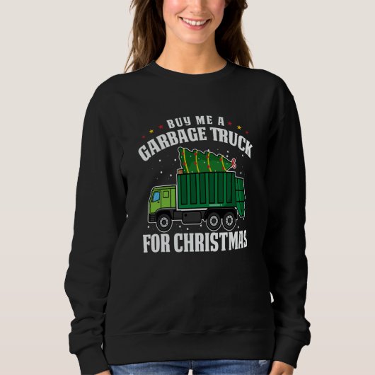 Truck Driver Christmas Rig  Trucker Trucking Garba Sweatshirt (Vorderseite)