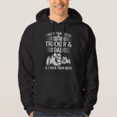 Truck Driver Dad Trucker Men Truck Driving Hoodie (Vorderseite)
