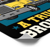 Truck Driver if You Bought It a Trucker Brought It Poster (Ecke)