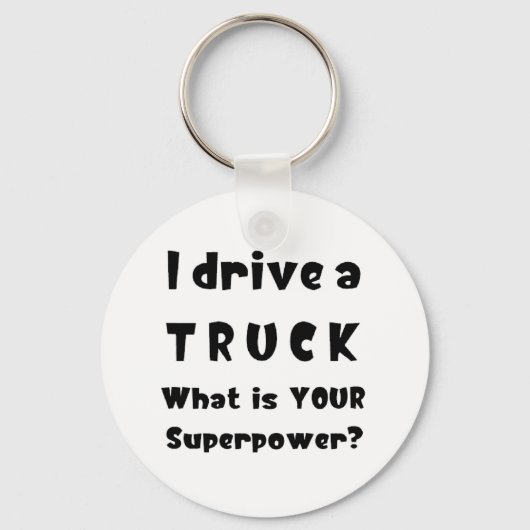 Truck driver Magnet Schlüsselanhänger (Vorderseite)
