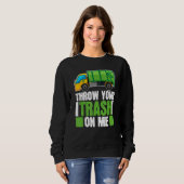 Truck Driver Trucking  Rig Trucker Garbage Truck Sweatshirt (Vorne ganz)