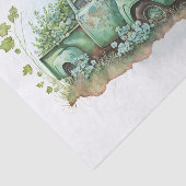 Truck Farm St Patricks Day Kleeblatt Seidenpapier (Ausschnitt)