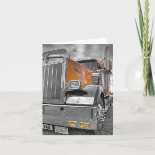 Truck Greeting Card Karte (Vorderseite)