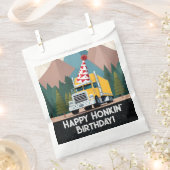 Truck Happy Birthday Party Funny Transport Geschenktütchen (Ausgeschnitten)
