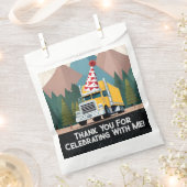 Truck Happy Birthday Party Funny Transport Geschenktütchen (Ausgeschnitten)
