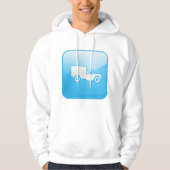 Truck Icon Mens Hoodie (Vorderseite)