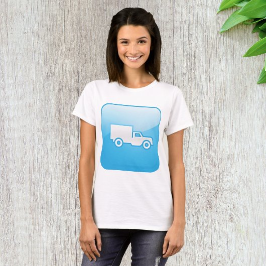 Truck Icon Womens T - Shirt