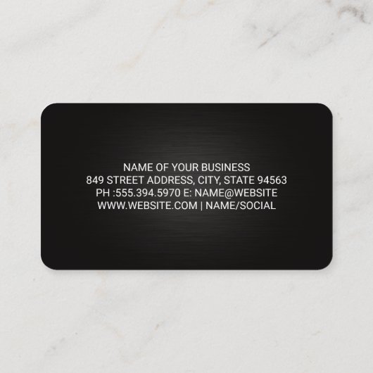 Truck in Motion | Shipping Transport Visitenkarte (Rückseite)