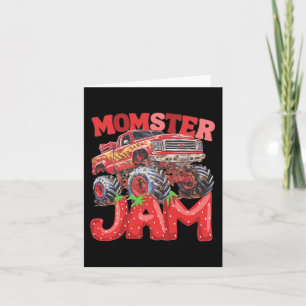 Truck Jam Mama Momster Boy Mama Birthday Mütter Da Karte