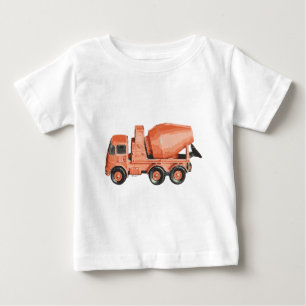 Truck mit Betondeckenspielzeug Baby T-shirt