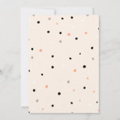 Truck Pumpkin, Polka Dots Baby Dusche Einladung (Rückseite)