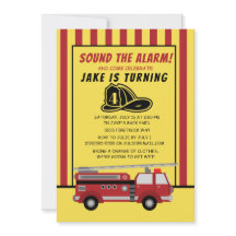 Truck Roter Gelber Streifen Kindergeburt