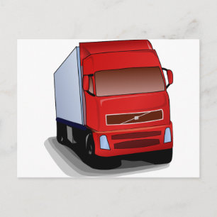 Truck Semi 4x4 ATV Reiseziel Herzlichen Glückwunsc Postkarte
