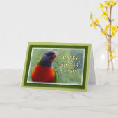 Truck Sings Happy Geburtstag Karte (Gelbe Blume)