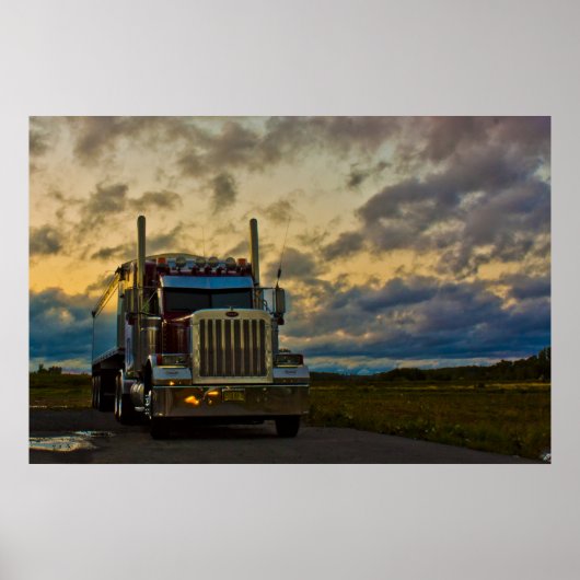 Truck Stopp Sky Kunstdrucke Poster (Vorne)
