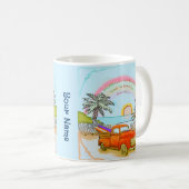 Truck Surfer Leuchtturm Tasse (VorderseiteRechts)