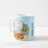 Truck Surfer  Lighthouse mug Kaffeetasse (Vorderseite Links)