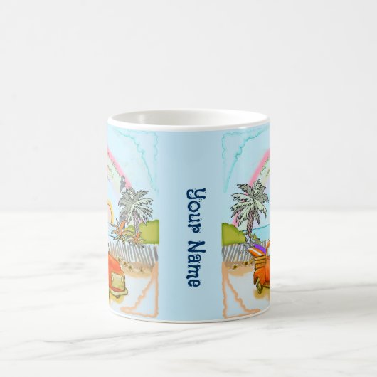 Truck Surfer Lighthouse mug Kaffeetasse (Mittel)