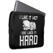 Truck-Treiber für Betonfertigarbeiter-Zement-Misch Laptopschutzhülle (Vorne Rechts)