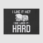 Truck-Treiber für Betonfertigarbeiter-Zement-Misch Seidenpapier (Vorderseite)