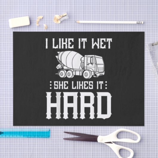 Truck-Treiber für Betonfertigarbeiter-Zement-Misch Seidenpapier (Handwerk)