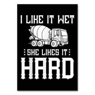 Truck-Treiber für Betonfertigarbeiter-Zement-Misch Tischnummer