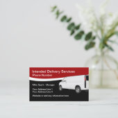 Truck Van Visitenkarte (Stehend Vorderseite)