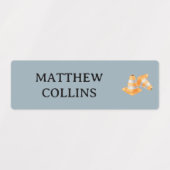 Truck Waterproof School Name Label Stickers Boy Etiketten (Design 2)