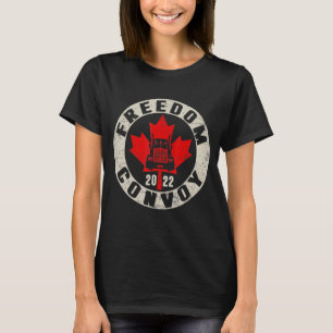 Truck Yeah Freedom Convoy 2022 Kanada Retro Trucke T-Shirt