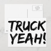 Truck Yeah Postkarte (Vorne/Hinten)