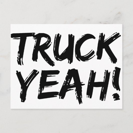 Truck Yeah Postkarte (Vorderseite)