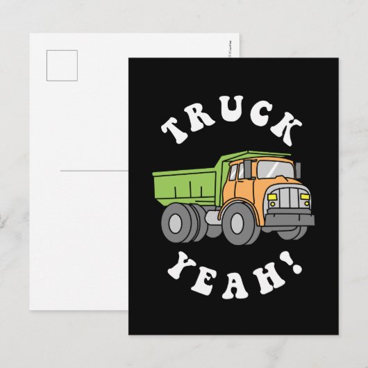 Truck Yeah Postkarte (Vorne/Hinten)