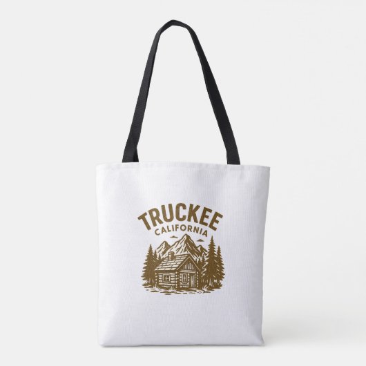 Truckee, CA Souvenir Tote Bag Tasche (Rückseite)