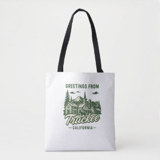 Truckee, CA Souvenir Tote Bag Tasche