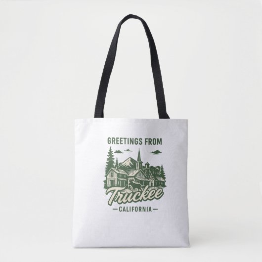 Truckee, CA Souvenir Tote Bag Tasche (Vorderseite)