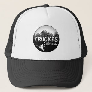 Truckee California künstlerischer Skifahrer Truckerkappe